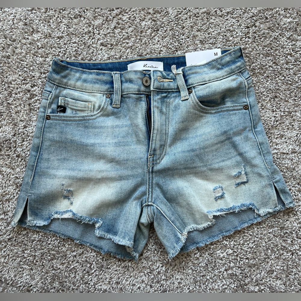 KANCAN high rise denim shorts